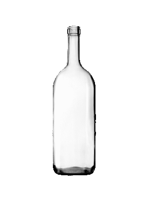 1500ml Transparent Straight Bordeaux Bottle #840