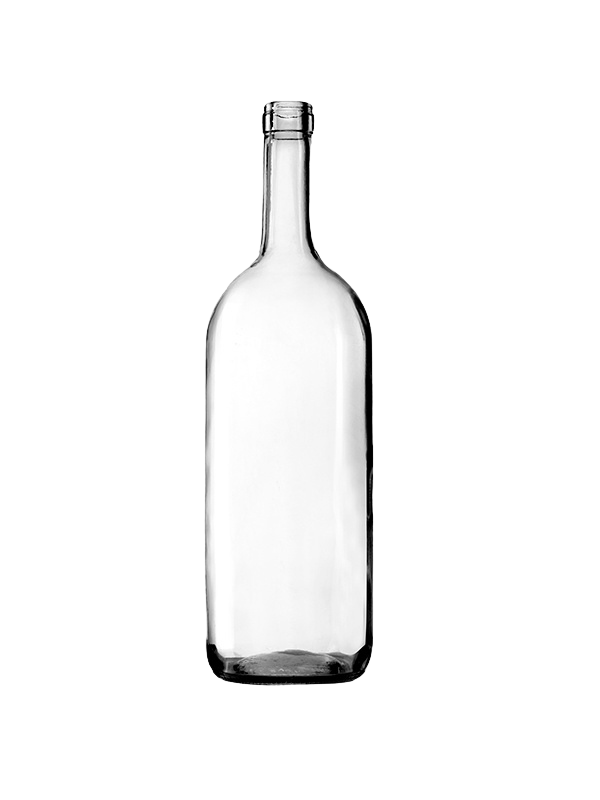 1500ml Transparent Straight Bordeaux Bottle #840
