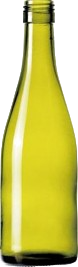 250ml Antique Green Burgundy Bottle #190