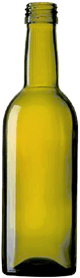 250ml Antique Green Straight Bordeaux Bottle #200