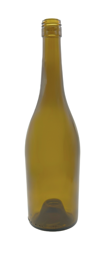 750ml Antique Green Burgundy Bottle #568