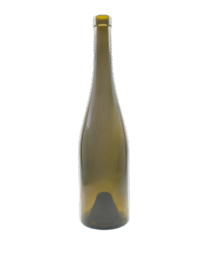 750ml Antique Green Burgundy Bottle #700