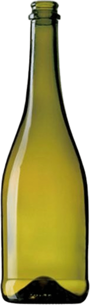 750ml Antique Green Champagne Bottle #610