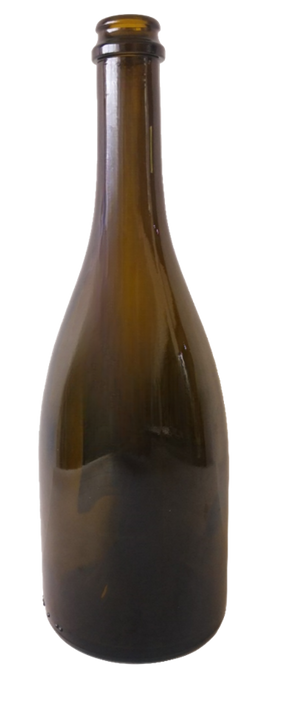 750ml Antique Green Champagne Bottle #750