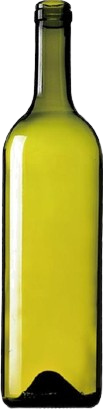 750ml Antique Green Straight Bordeaux Bottle #400