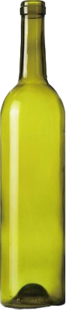 750ml Antique Green Straight Bordeaux Bottle #480