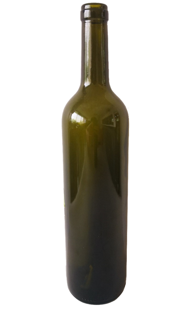 750ml Antique Green Straight Bordeaux Bottle #700