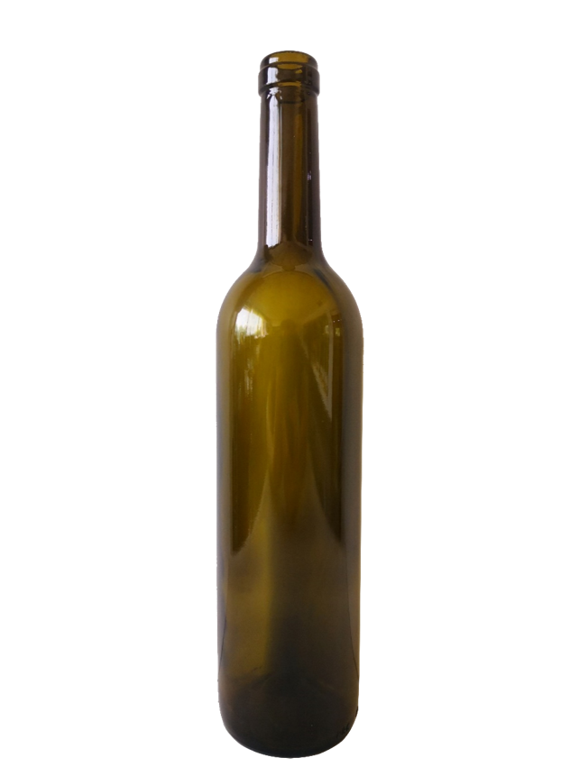 750ml Antique Green Straight Bordeaux Bottle Long Neck #470