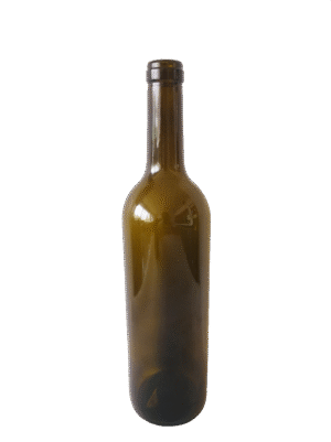 750ml Antique Green Straight Bordeaux Bottle Long Neck #530