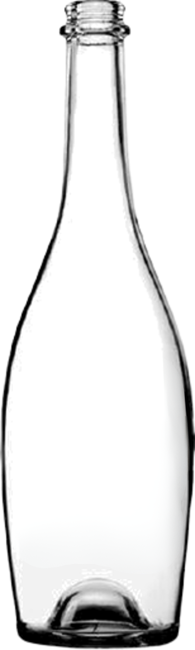 750ml Transparent Champagne Bottle #610