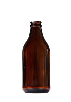 296ml Large Dark Brown Beer Bottle