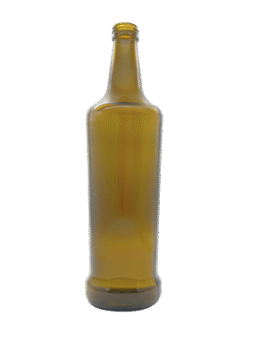 Conical Round Antique Green Oil Bottle 1000ml