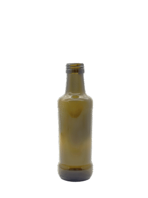 Conical Round Antique Green Oil Bottle 250ml