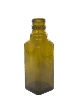 Mini Antique Green Olive Oil Bottle 100ml