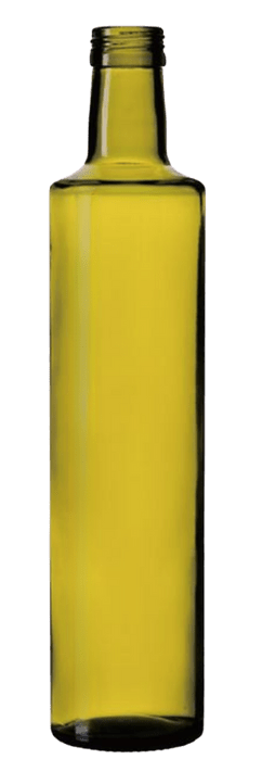 Round Light Green Olive Oil Bottle 500ml