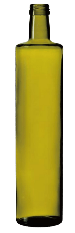 Round Light Green Olive Oil Bottle 750ml