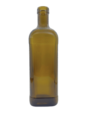 Round Shoulder Square Olive Oil Bottle 1000ml