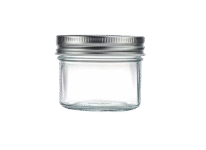 100ml Straight Sided Mason Jar Wide Mouth