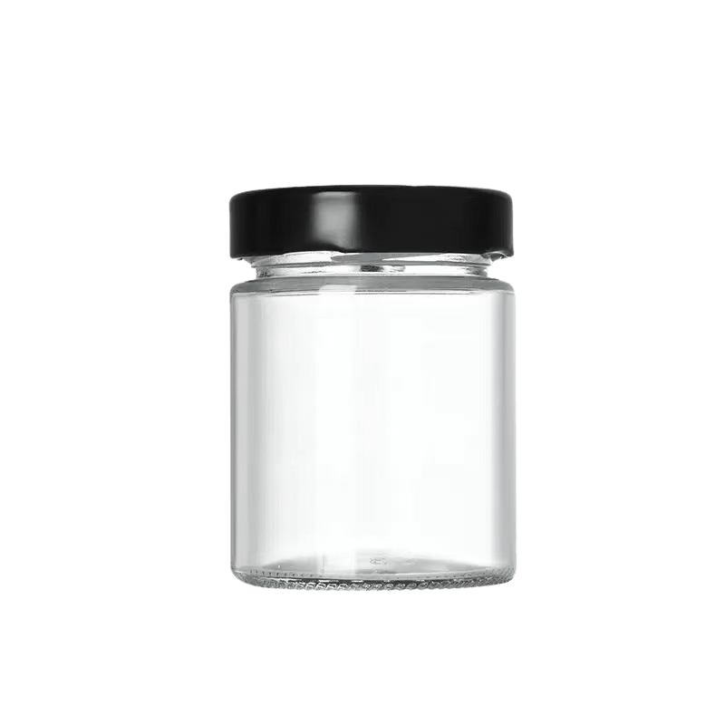 150ml Glass Jar Straight Sided Storage Jar for Herbs, Honey, and Sauces