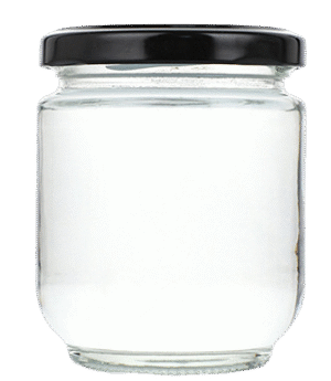 195ml Round Short Neck Glass Jar