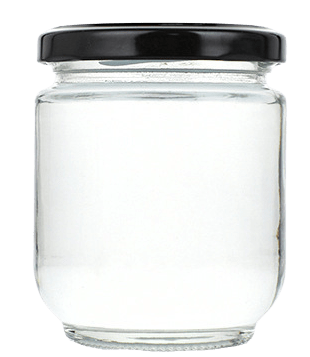 195ml Round Short Neck Glass Jar