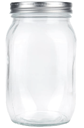 1L Mason Jar Classic