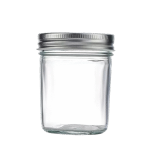 200ml Conical Mason Jar Wide Mouth