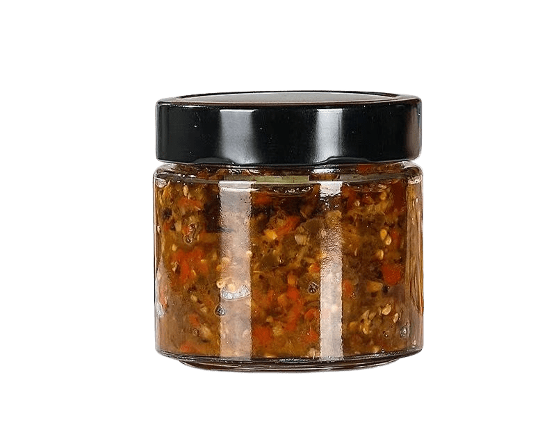 280ml Round Glass Jar Straight Sided Round Jar for Sauces, Nuts & More