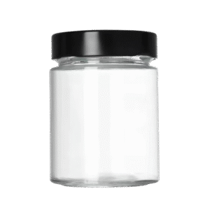 280ml Tall Clear Round Glass Jar Straight Sided Jar for Pickled Veggies & Snacks