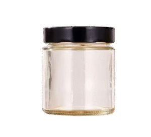 380ml Medium Glass Food Jar Clear Straight Sided Jar for Dry Goods & Sauces