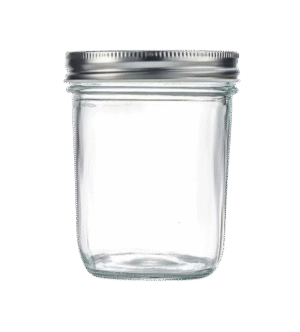 400ml Conical Mason Jar Wide Mouth