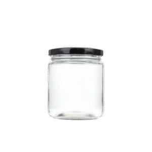 450ml Round Short Neck Glass Jar