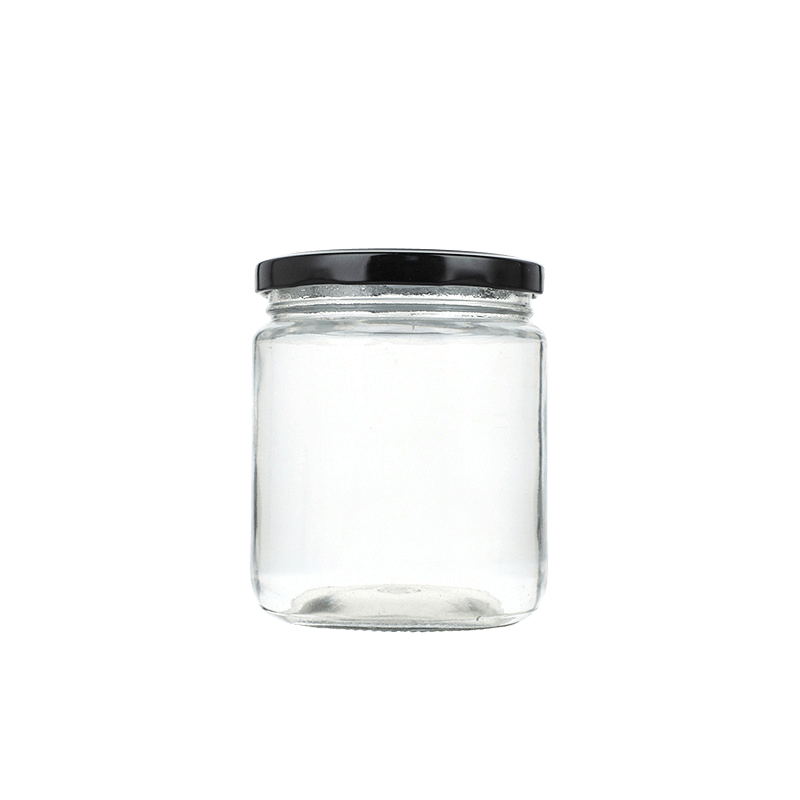450ml Round Short Neck Glass Jar