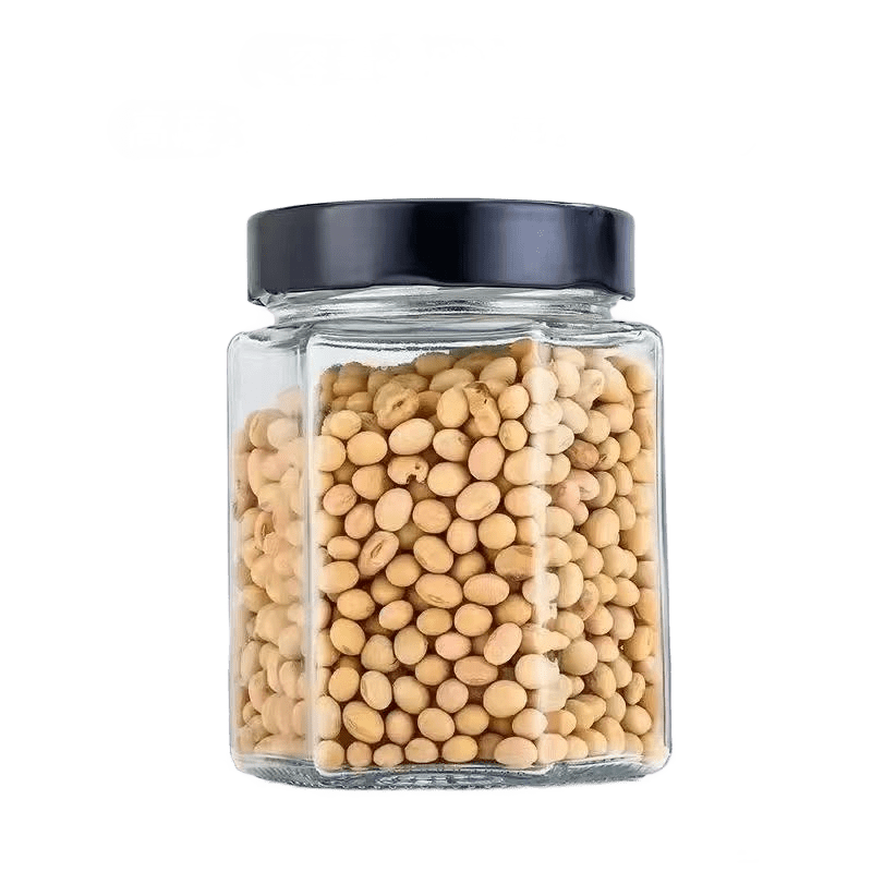 500ml Hexagonal Jar for Food