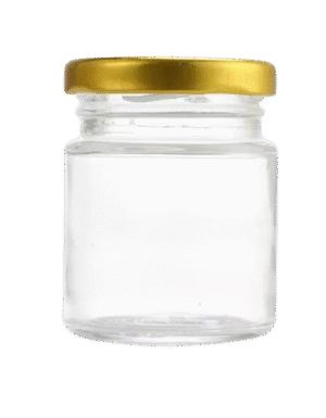 70ml Round Short Neck Glass Jar