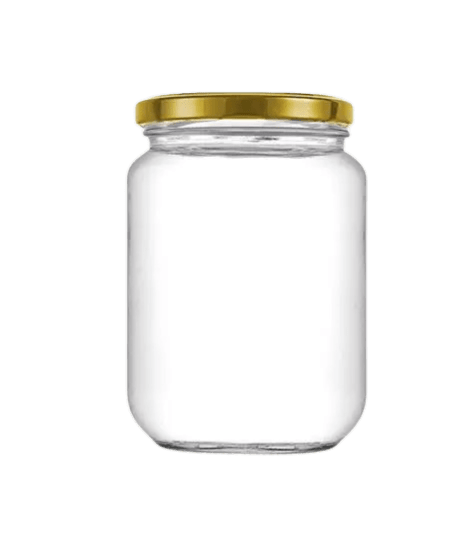 750ml Round Short Neck Glass Jar