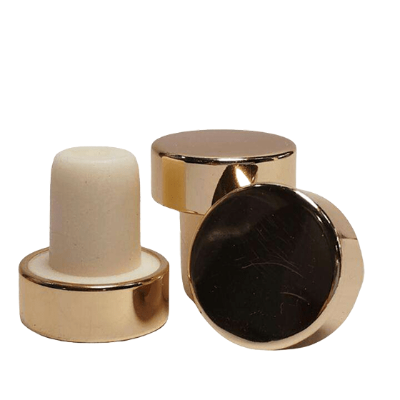 Premium glass bottles for spirits and liquors on a distillery shelf