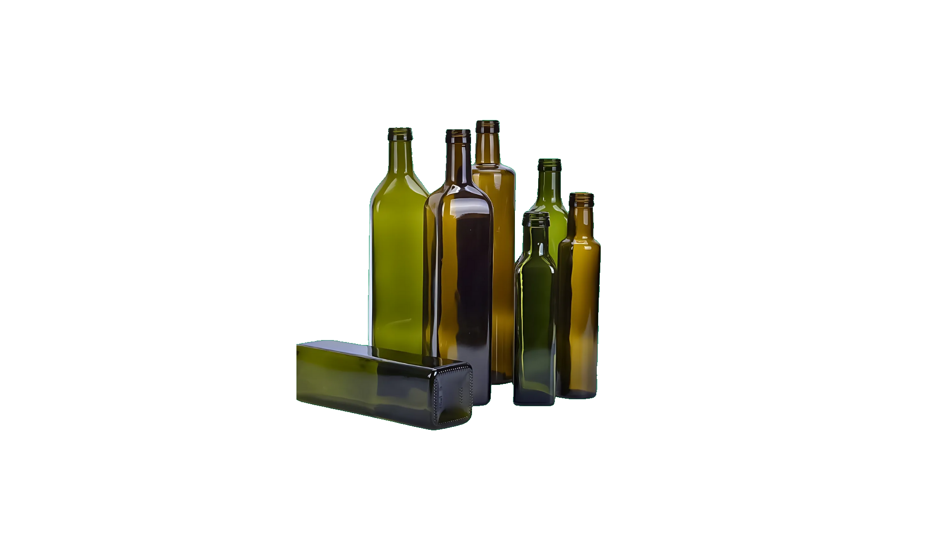 GlassRock custom glass bottles in many sizes